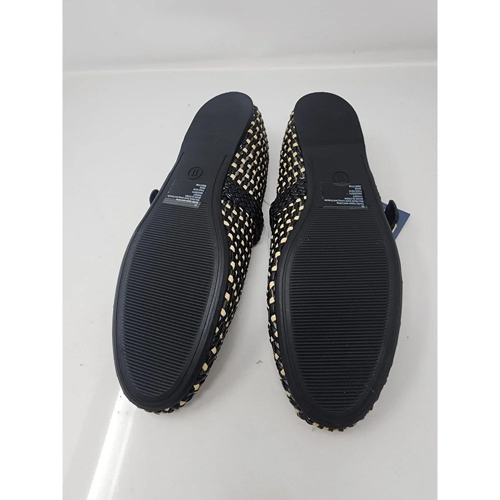Universal Thread Womens Woven Mary Jane Flats Black Casual Size 11